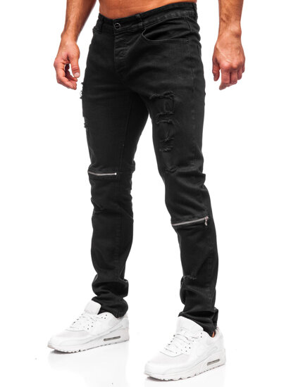 Uomo Pantaloni in jeans slim fit Nero Bolf MP0117N