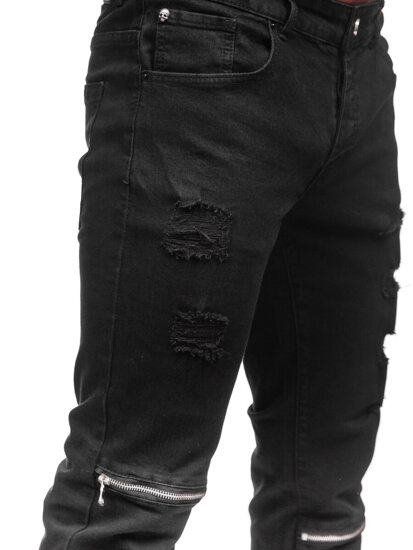 Uomo Pantaloni in jeans slim fit Nero Bolf MP0117N