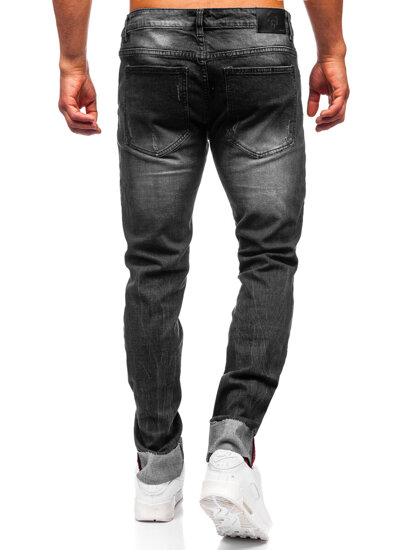 Uomo Pantaloni in jeans slim fit Nero Bolf MP0126N