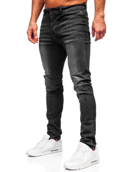 Uomo Pantaloni in jeans slim fit Nero Bolf MP0141N