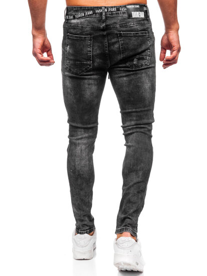 Uomo Pantaloni in jeans slim fit Nero Bolf TF277