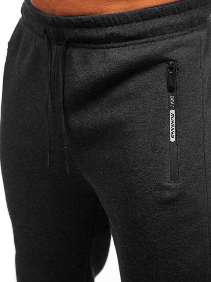 Uomo Pantaloni jogger da tuta Antracite Bolf JX6275