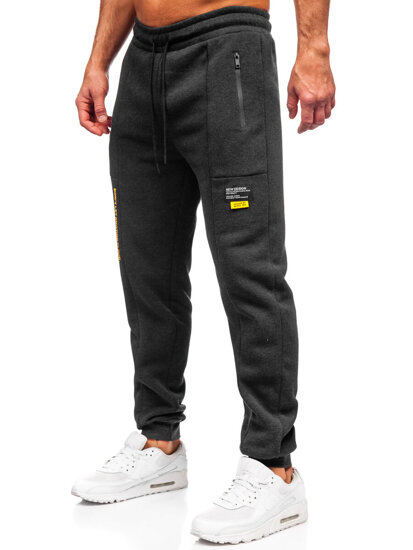 Uomo Pantaloni jogger da tuta Antracite Bolf JX6297