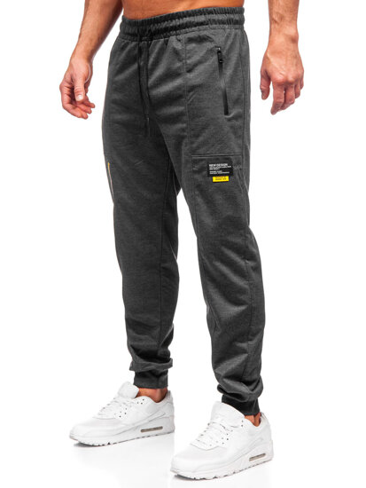 Uomo Pantaloni jogger da tuta Antracite Bolf JX6333