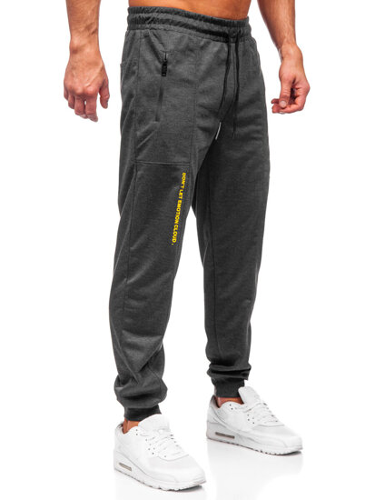 Uomo Pantaloni jogger da tuta Antracite Bolf JX6333