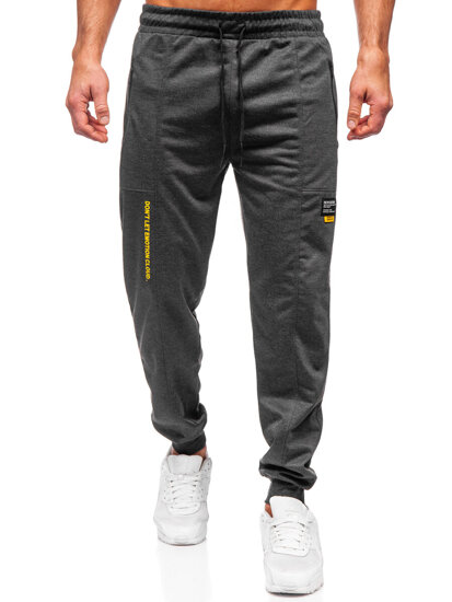 Uomo Pantaloni jogger da tuta Antracite Bolf JX6333