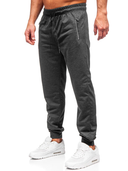 Uomo Pantaloni jogger da tuta Antracite Bolf JX6338