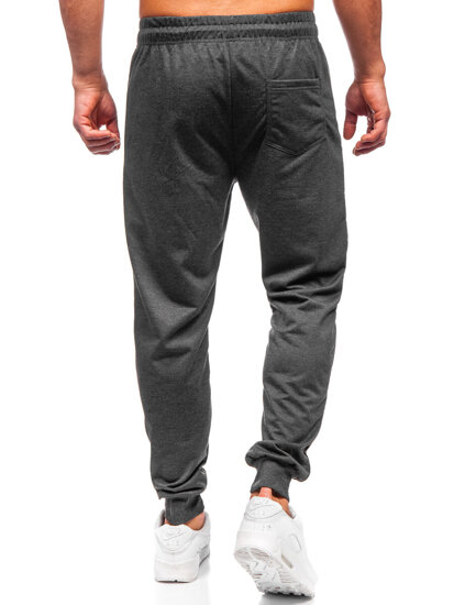 Uomo Pantaloni jogger da tuta Antracite Bolf JX6338