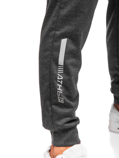 Uomo Pantaloni jogger da tuta Antracite Bolf JX6338