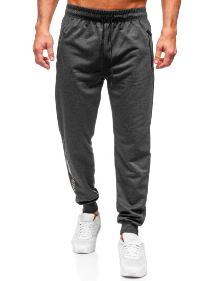 Uomo Pantaloni jogger da tuta Antracite Bolf JX6338