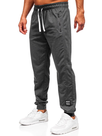 Uomo Pantaloni jogger da tuta Antracite Bolf JX6355