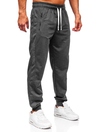 Uomo Pantaloni jogger da tuta Antracite Bolf JX6355