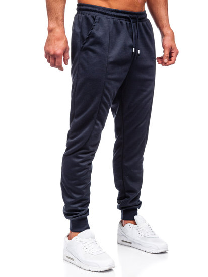 Uomo Pantaloni jogger da tuta Blu scuro Bolf 8K183