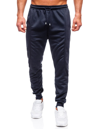 Uomo Pantaloni jogger da tuta Blu scuro Bolf 8K183