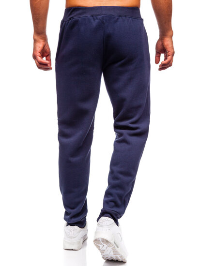 Uomo Pantaloni jogger da tuta Blu scuro Bolf MS002