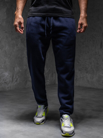 Uomo Pantaloni jogger da tuta Blu scuro Bolf MS002A1