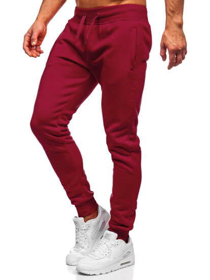 Uomo Pantaloni jogger da tuta Bordo Bolf XW01-A