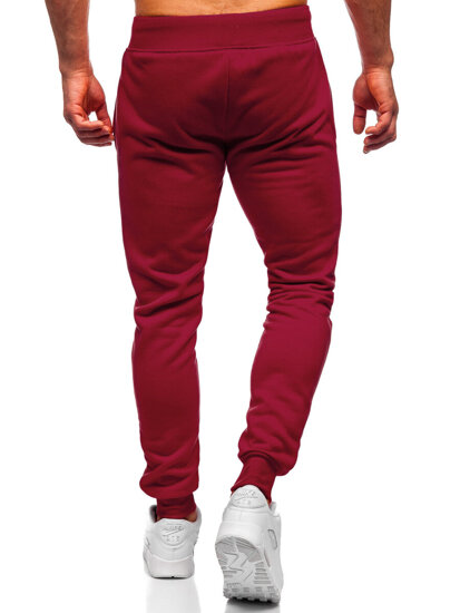 Uomo Pantaloni jogger da tuta Bordo Bolf XW01-A