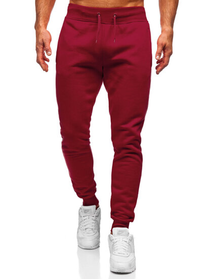 Uomo Pantaloni jogger da tuta Bordo Bolf XW01-A