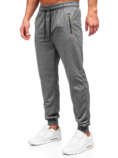 Uomo Pantaloni jogger da tuta Grigio Bolf JX6107