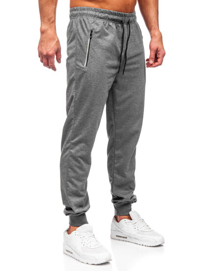 Uomo Pantaloni jogger da tuta Grigio Bolf JX6108