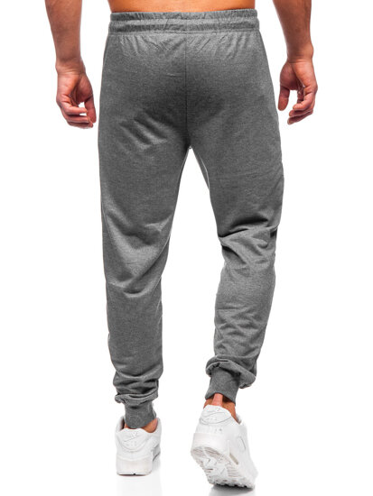 Uomo Pantaloni jogger da tuta Grigio Bolf JX6108