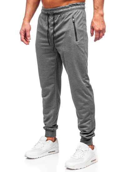 Uomo Pantaloni jogger da tuta Grigio Bolf JX6109