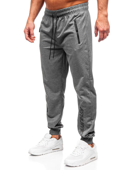 Uomo Pantaloni jogger da tuta Grigio Bolf JX6351