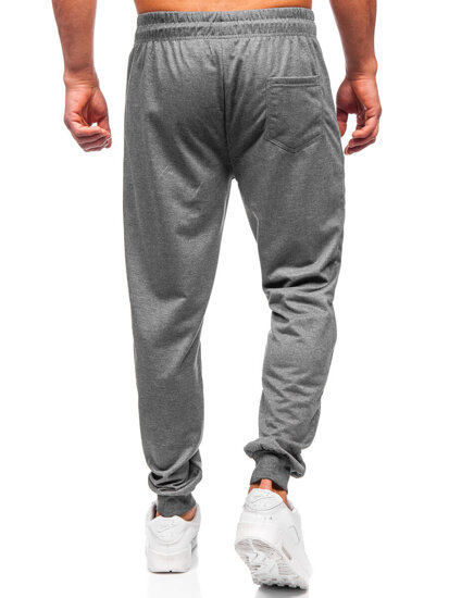 Uomo Pantaloni jogger da tuta Grigio Bolf JX6351