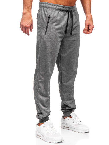 Uomo Pantaloni jogger da tuta Grigio Bolf JX6352