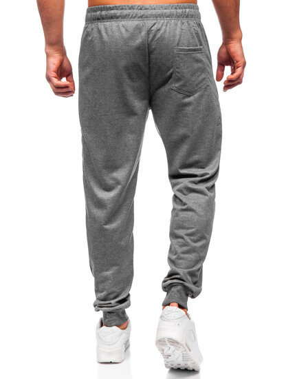 Uomo Pantaloni jogger da tuta Grigio Bolf JX6352