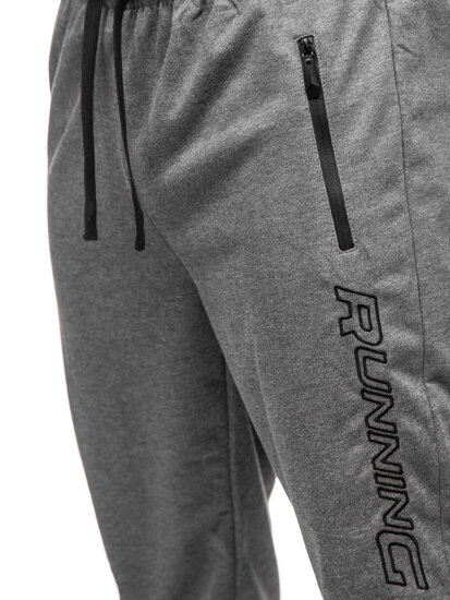 Uomo Pantaloni jogger da tuta Grigio Bolf JX6352