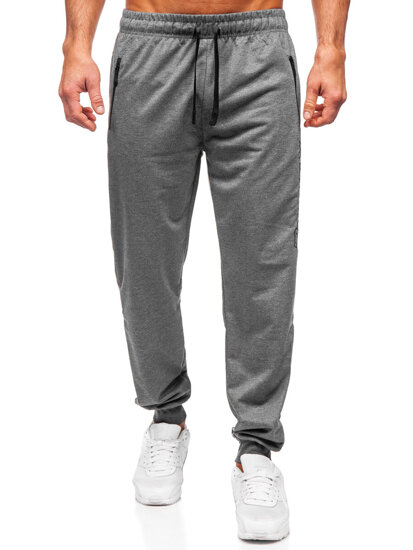 Uomo Pantaloni jogger da tuta Grigio Bolf JX6352