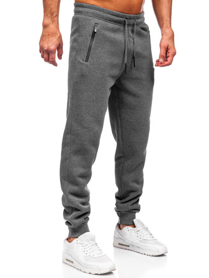 Uomo Pantaloni jogger da tuta Grigio Bolf JX9816