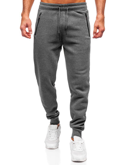 Uomo Pantaloni jogger da tuta Grigio Bolf JX9816