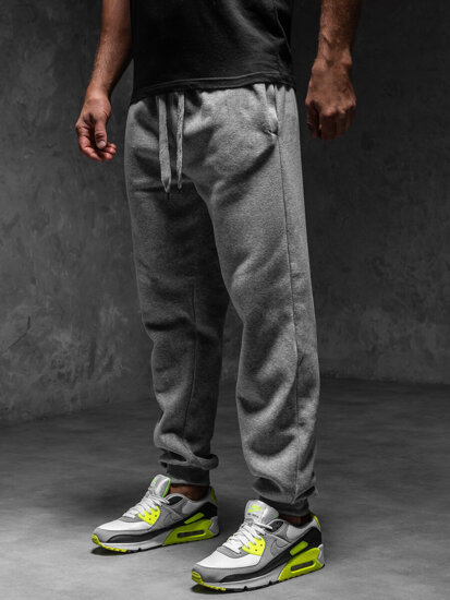 Uomo Pantaloni jogger da tuta Grigio Bolf MS002A1