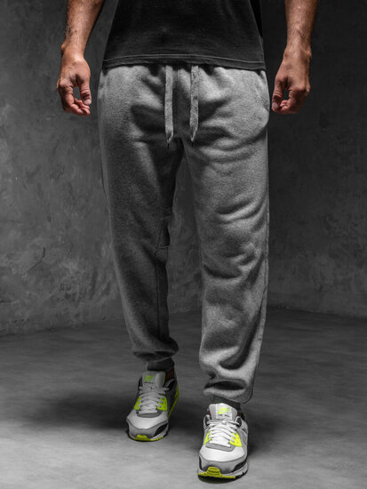 Uomo Pantaloni jogger da tuta Grigio Bolf MS002A1