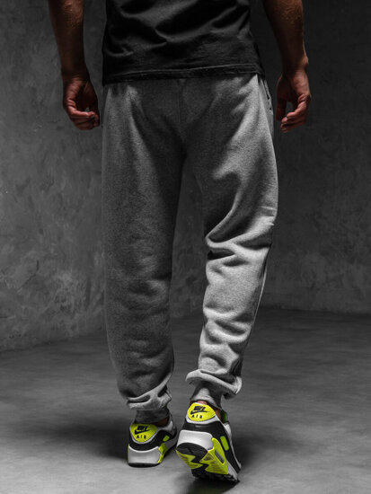 Uomo Pantaloni jogger da tuta Grigio Bolf XW01-D