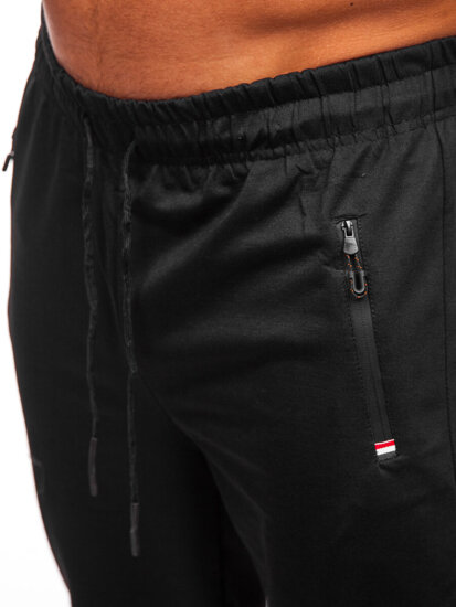 Uomo Pantaloni jogger da tuta Nero Bolf JX6107