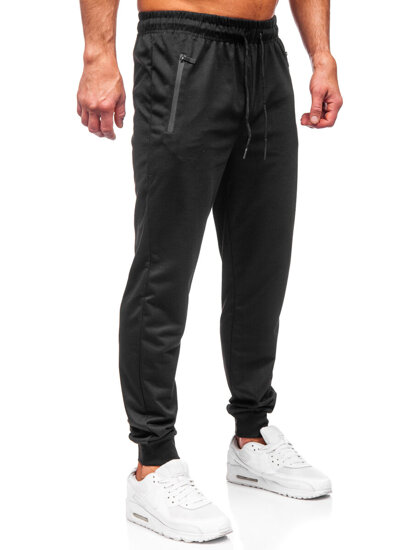 Uomo Pantaloni jogger da tuta Nero Bolf JX6109