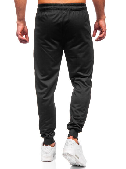 Uomo Pantaloni jogger da tuta Nero Bolf JX6109