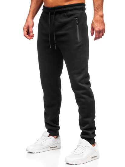 Uomo Pantaloni jogger da tuta Nero Bolf JX6273