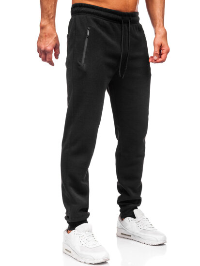 Uomo Pantaloni jogger da tuta Nero Bolf JX6273