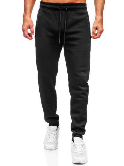 Uomo Pantaloni jogger da tuta Nero Bolf JX6273