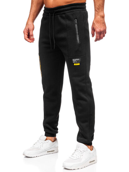 Uomo Pantaloni jogger da tuta Nero Bolf JX6297