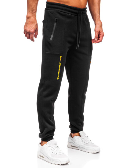 Uomo Pantaloni jogger da tuta Nero Bolf JX6297