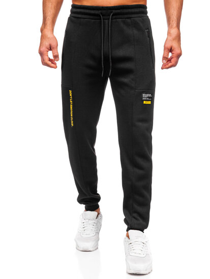 Uomo Pantaloni jogger da tuta Nero Bolf JX6297