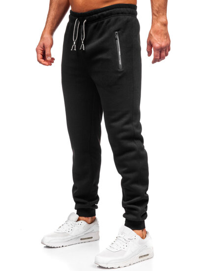 Uomo Pantaloni jogger da tuta Nero Bolf JX6602