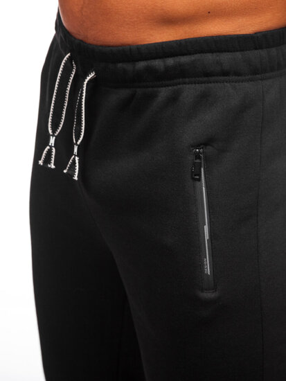 Uomo Pantaloni jogger da tuta Nero Bolf JX6602