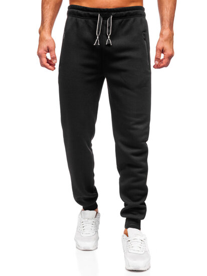 Uomo Pantaloni jogger da tuta Nero Bolf JX6602